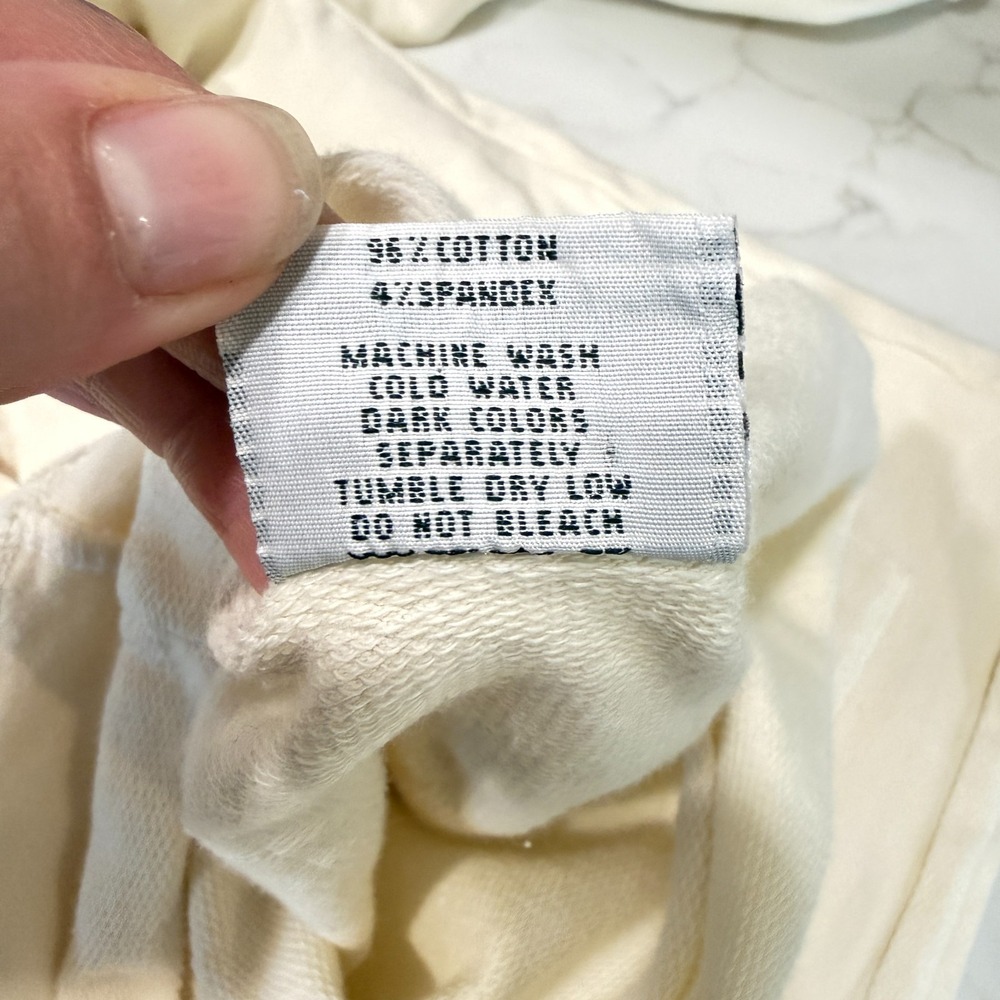 CMC Color Me Cotton Sea Turtle Print Sweatshirt XL Cream Beach Coastal USA Artsy - Picture 7 of 10